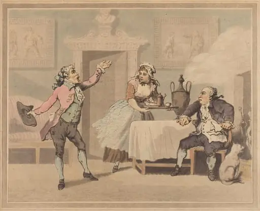 Manager and Spouter, by Thomas Rowlandson