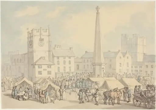 Market Day at Richmond in Yorkshire, by Thomas Rowlandson
