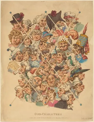 Odd-Characters, by Thomas Rowlandson