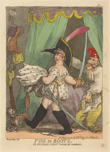 Puss in Boots, or General Junot taken by Surprise, by Thomas Rowlandson
