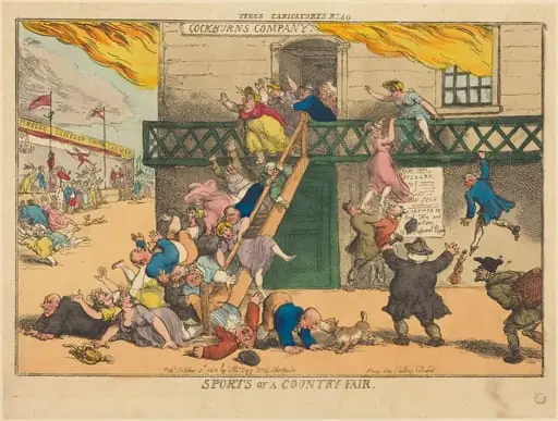 Sports of a Country Fair, by Thomas Rowlandson