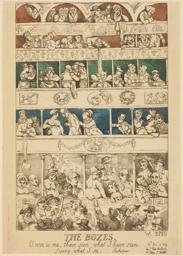 The Boxes, by Thomas Rowlandson