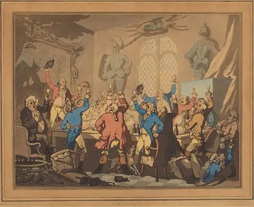 The Dinner, by Thomas Rowlandson