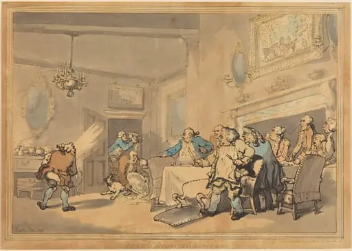 The Disappointed Epicures, by Thomas Rowlandson