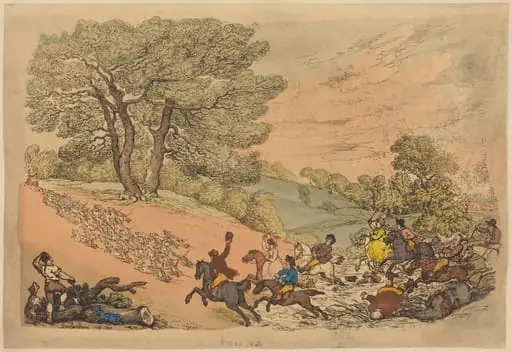 The Hunt, by Thomas Rowlandson