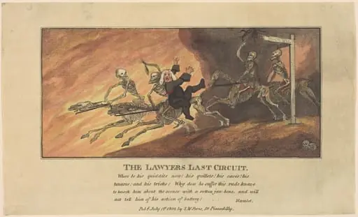 The Lawyers Last Circuit, by Thomas Rowlandson