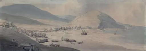 The Mouths of the Rheidol and Ystwyth at Aberystwyth, by Thomas Rowlandson