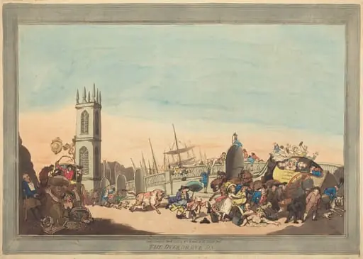 The Overdrove Ox, by Thomas Rowlandson
