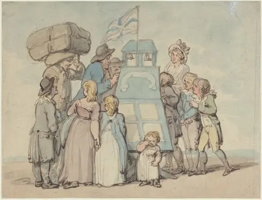 The Peep Show, by Thomas Rowlandson