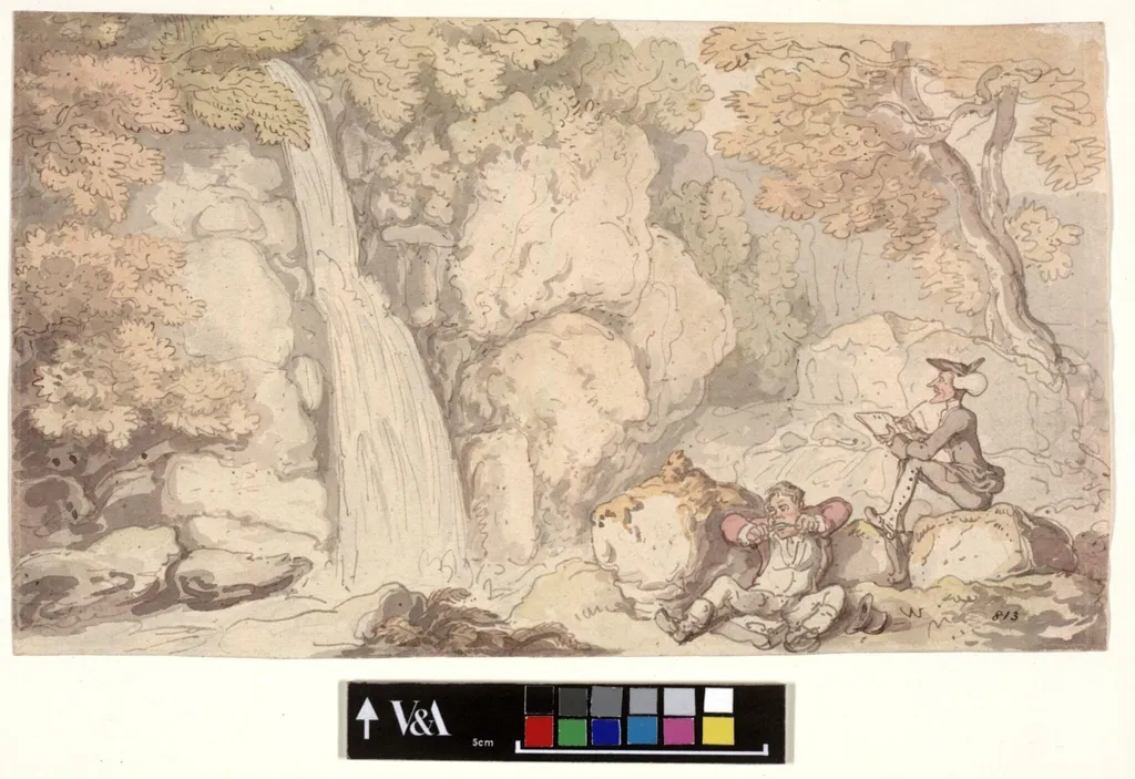 The Tour of Dr Syntax in Search of the Picturesque, by Thomas Rowlandson, watercolor, 1812