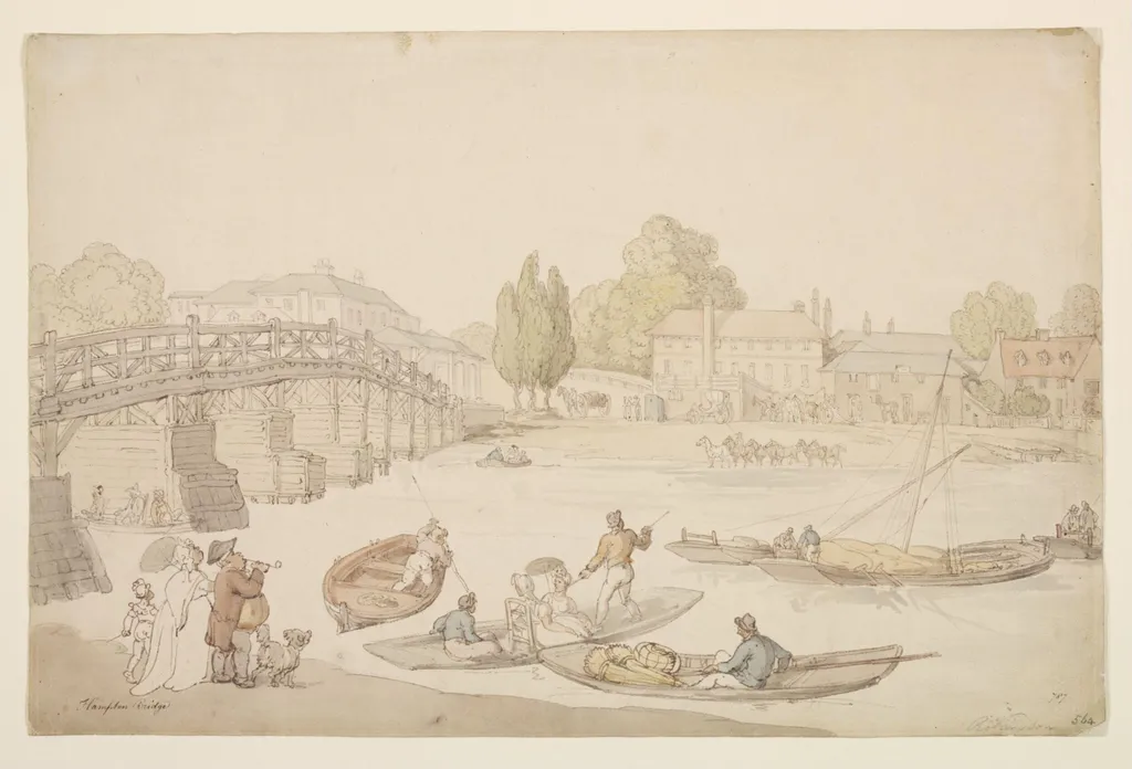 Untitled, by Thomas Rowlandson, watercolor, 1750