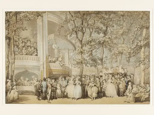 Vauxhall Gardens, by Thomas Rowlandson
