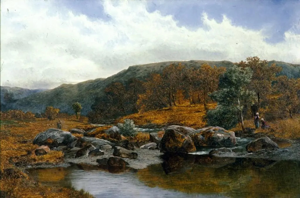 Bryn y Garth-Lwyd, near Capel Curig, by Thomas Scott Callowhill