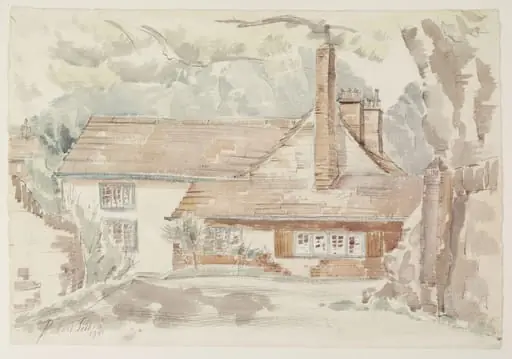 Cottages at Norton, No.2, by Thomas Seddon