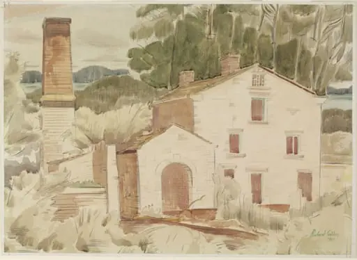 Disused Mill in the Porter Valley, by Thomas Seddon