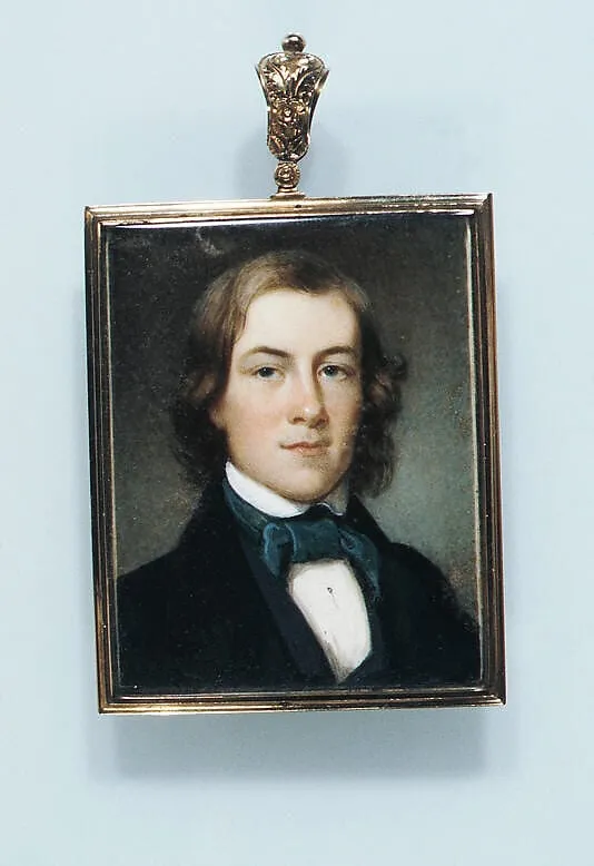 Portrait of a Gentleman, by Thomas Seir Cummings, watercolor, 1842