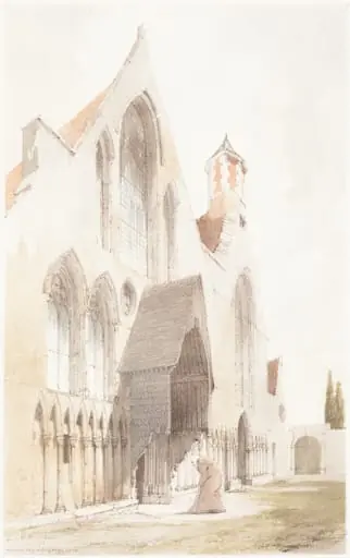 Hospice des Viellards, Gand, by Thomas Shotter Boys