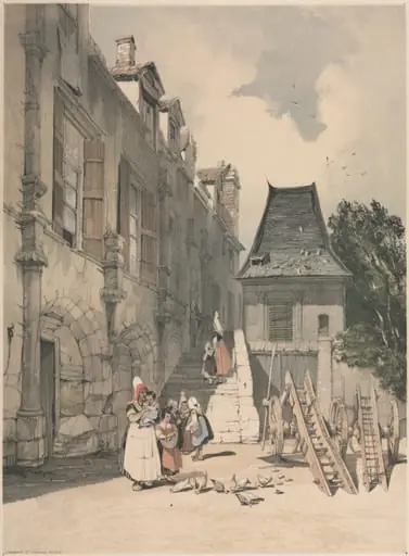 L'Abbaye St. Amand, Rouen, by Thomas Shotter Boys