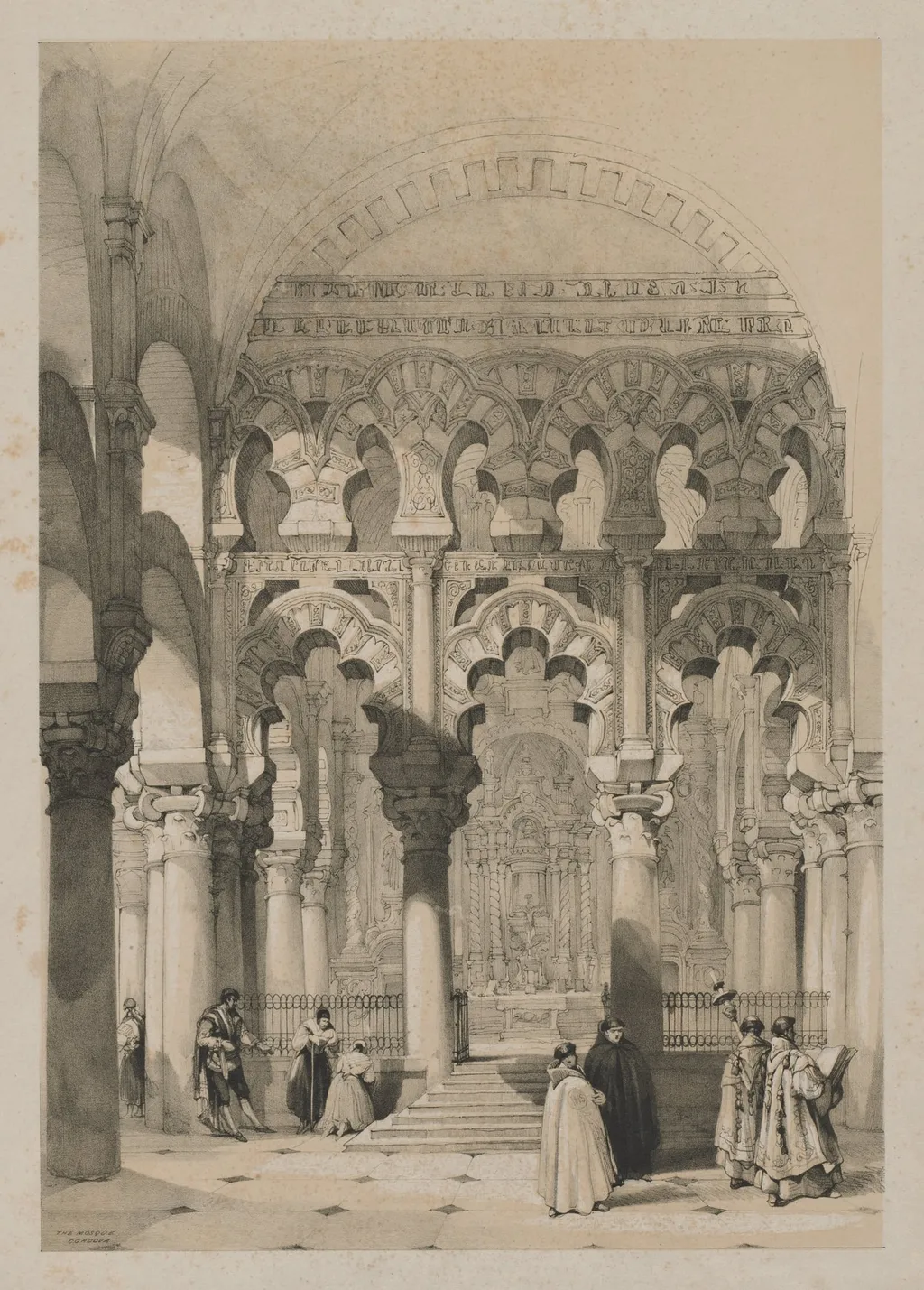 Picturesque Sketches in Spain: The Mosque, Cordova, by Thomas Shotter Boys, 1837
