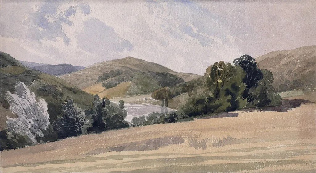 Vale of Llangollen, by Thomas Shotter Boys, watercolor, 1850