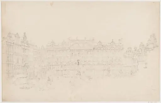 Grande Place, Brussels, by Thomas Sidney Cooper