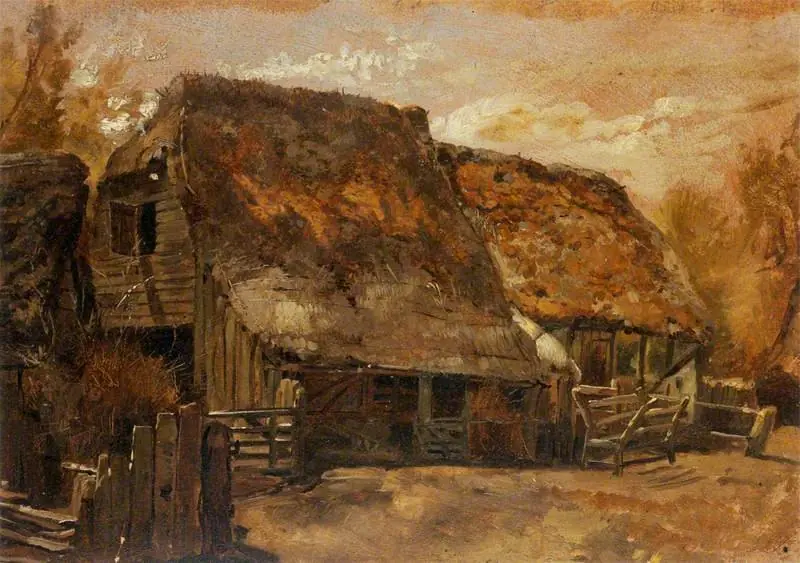 Outbuildings, by Thomas Sidney Cooper