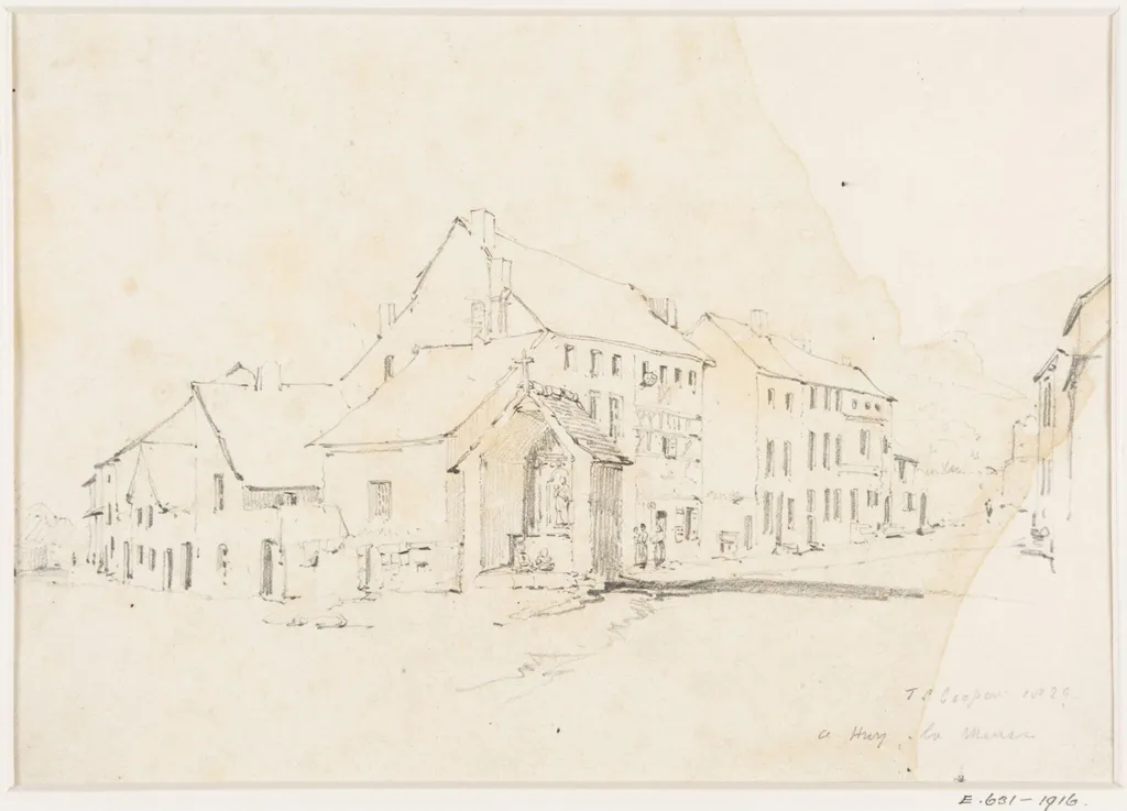 Street scene, by Thomas Sidney Cooper, 1829