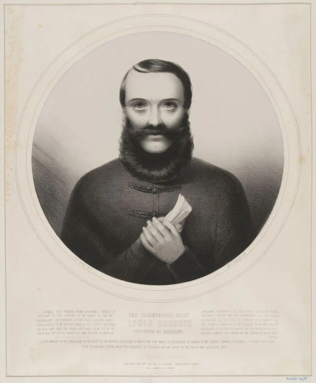 The illustrious exile, by Thomas Skaife, 1851