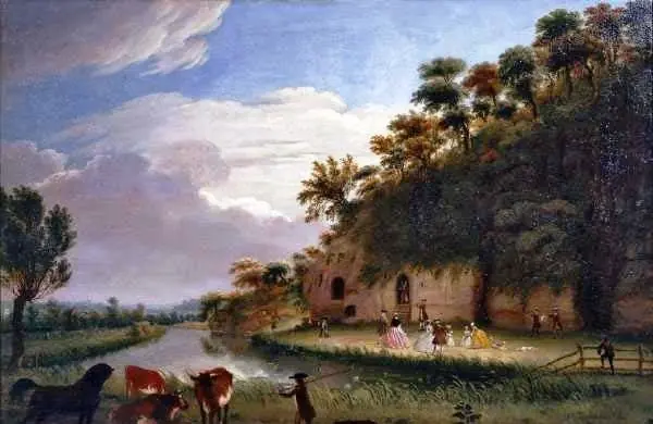 Anchor Church, Hermits Cave, by Thomas Smith