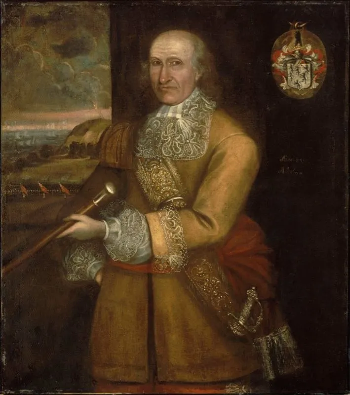 Major Thomas Savage, by Thomas Smith, unspecified, 1690