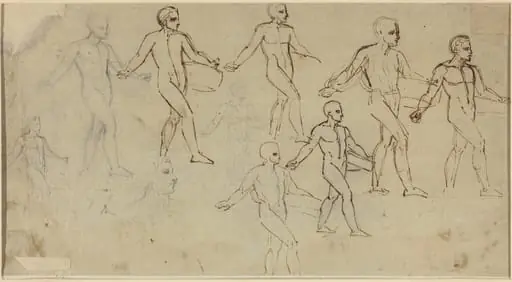Studies of a Sower (Illustration for Thomson's _Seasons_), by Thomas Stothard