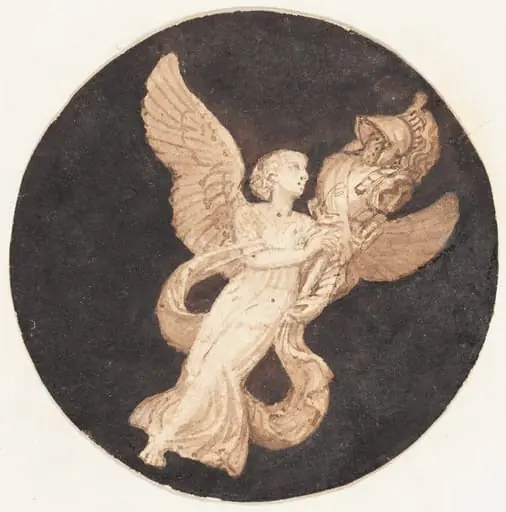 Vignette for a Title Page: "Winged Victory", by Thomas Stothard