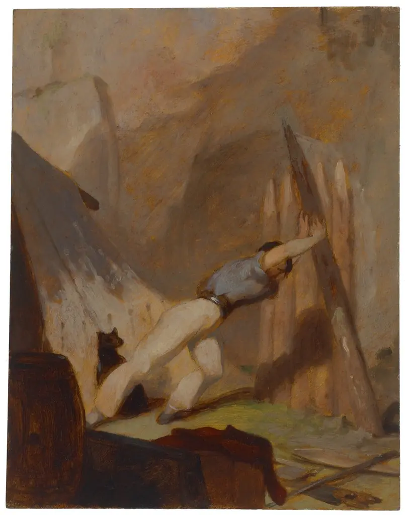 Building a Shelter, by Thomas Sully