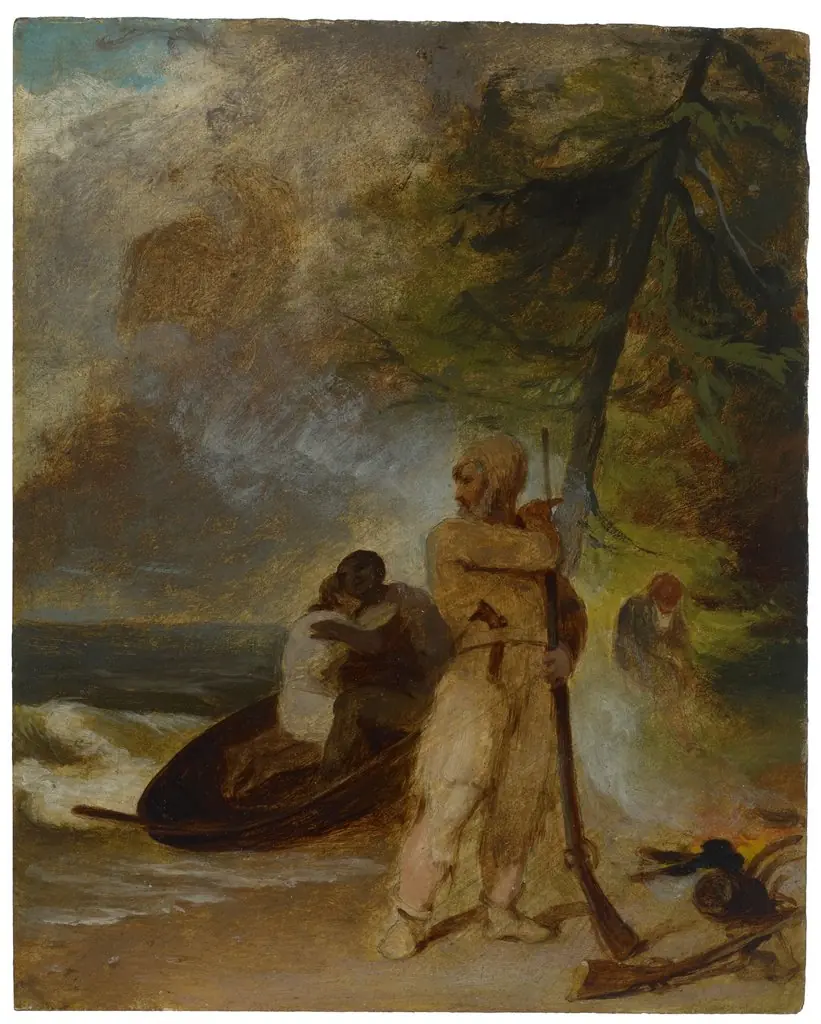 Friday's Father Rescued, by Thomas Sully