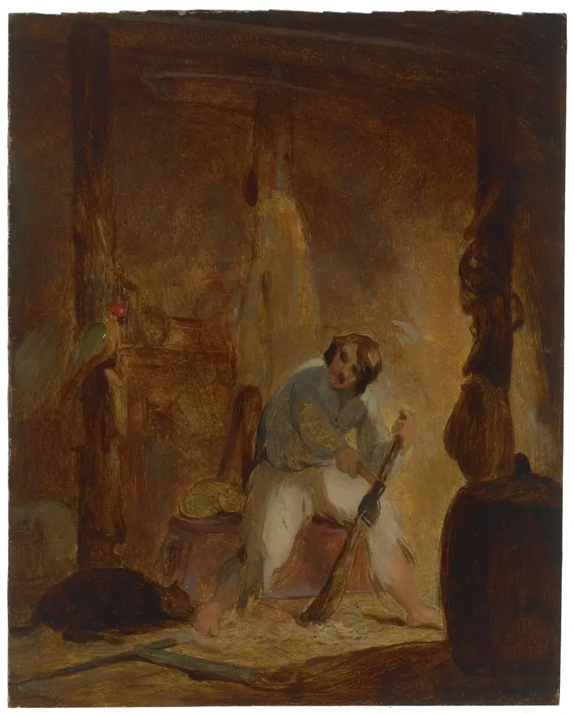 In His Cave, by Thomas Sully