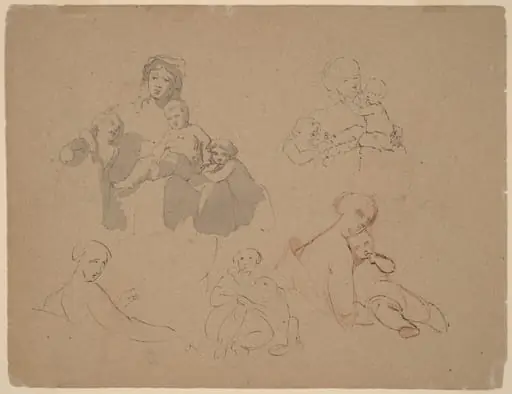 Studies: Major Thomas Biddle and Thomas Wilcocks Sully, by Thomas Sully