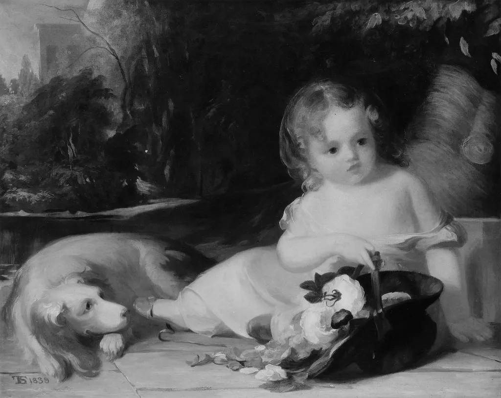 The Rosebud, by Thomas Sully, oil, 1839