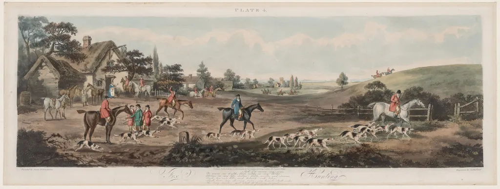 Fox Hunting, No. 4, by Thomas Sutherland, 1821