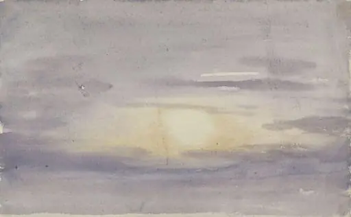 Study of the sun and clouds, by Thomas Tudor