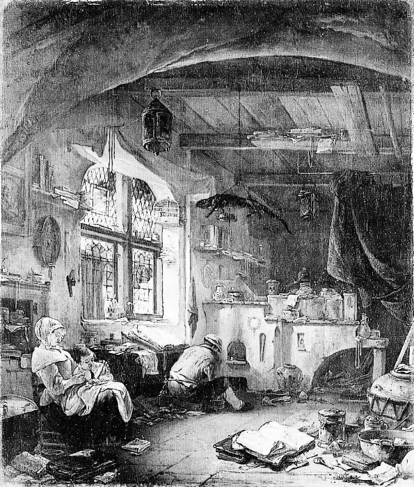 An alchemist's workshop