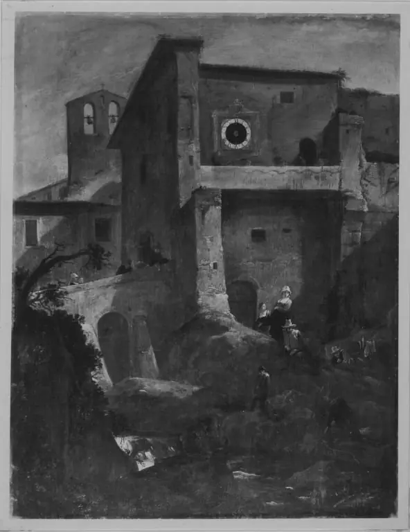 Gebirgskloster, by Thomas Wijck