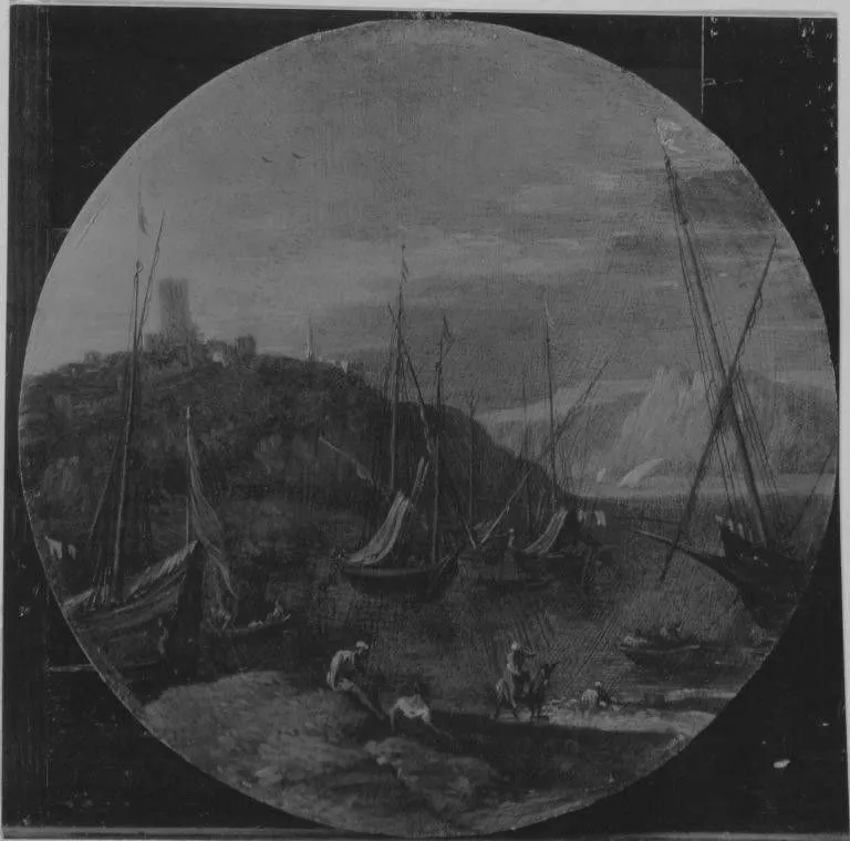 Landschaft mit Bucht, by Thomas Wijck, unspecified, 1646
