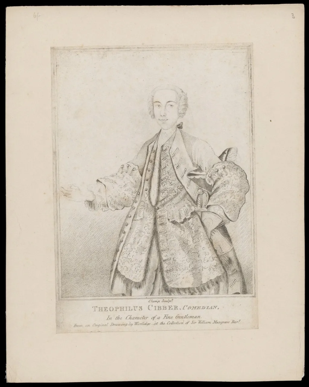 H Beard Print Collection, by Thomas Worlidge, 1750