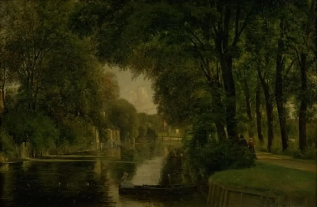 A Canal. Frederiksværk, Zealand, by Thorald Brendstrup