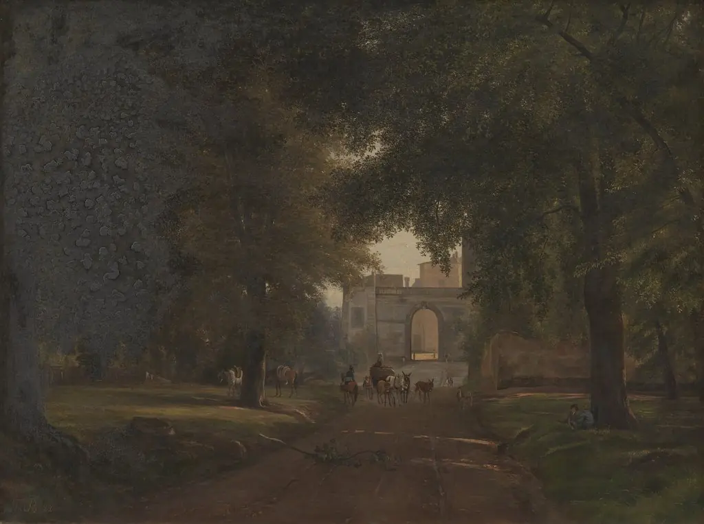 Outside Ariccia, by Thorald Brendstrup