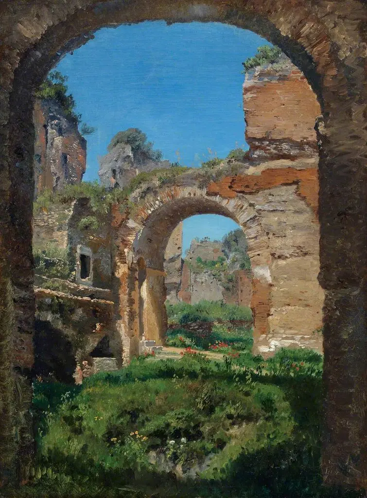 Inside the Baths of Caracalla, by Thorald Læssøe