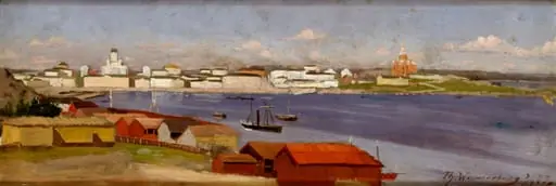 Eteläsatama (Helsinki nähtynä Kaivopuistosta)