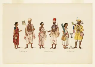 Three religious mendicant couples
