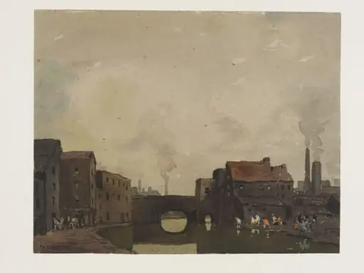 A Birmingham Canal, by Thurston Laidlaw Shoosmith