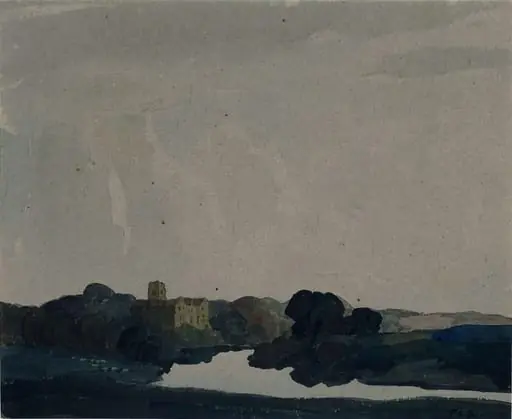 Odell Castle on the Ouse, by Thurston Laidlaw Shoosmith
